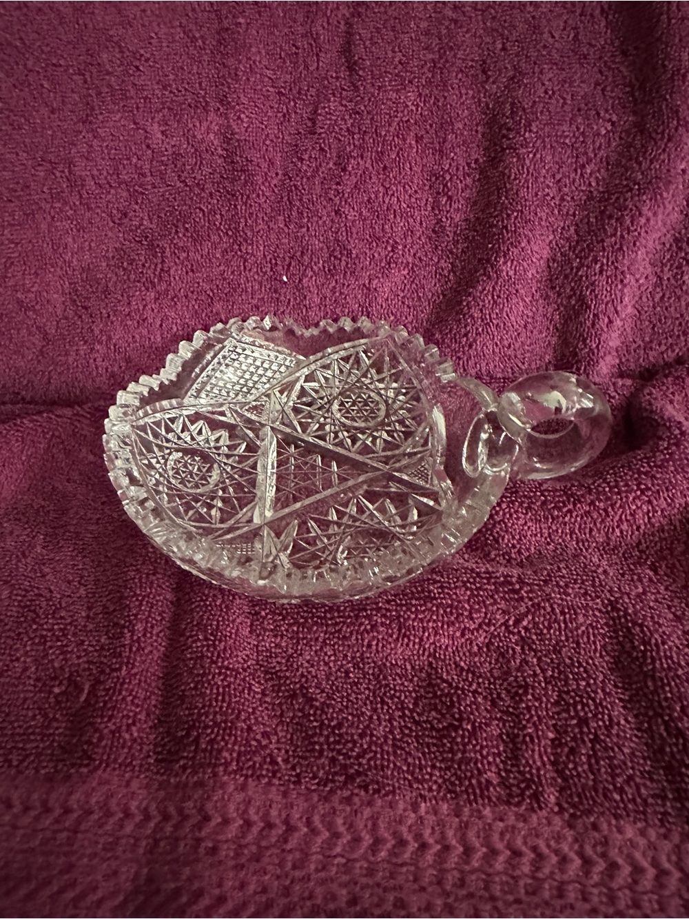 American Brilliant Period (ABP) Cut Glass 6-inch Nappy